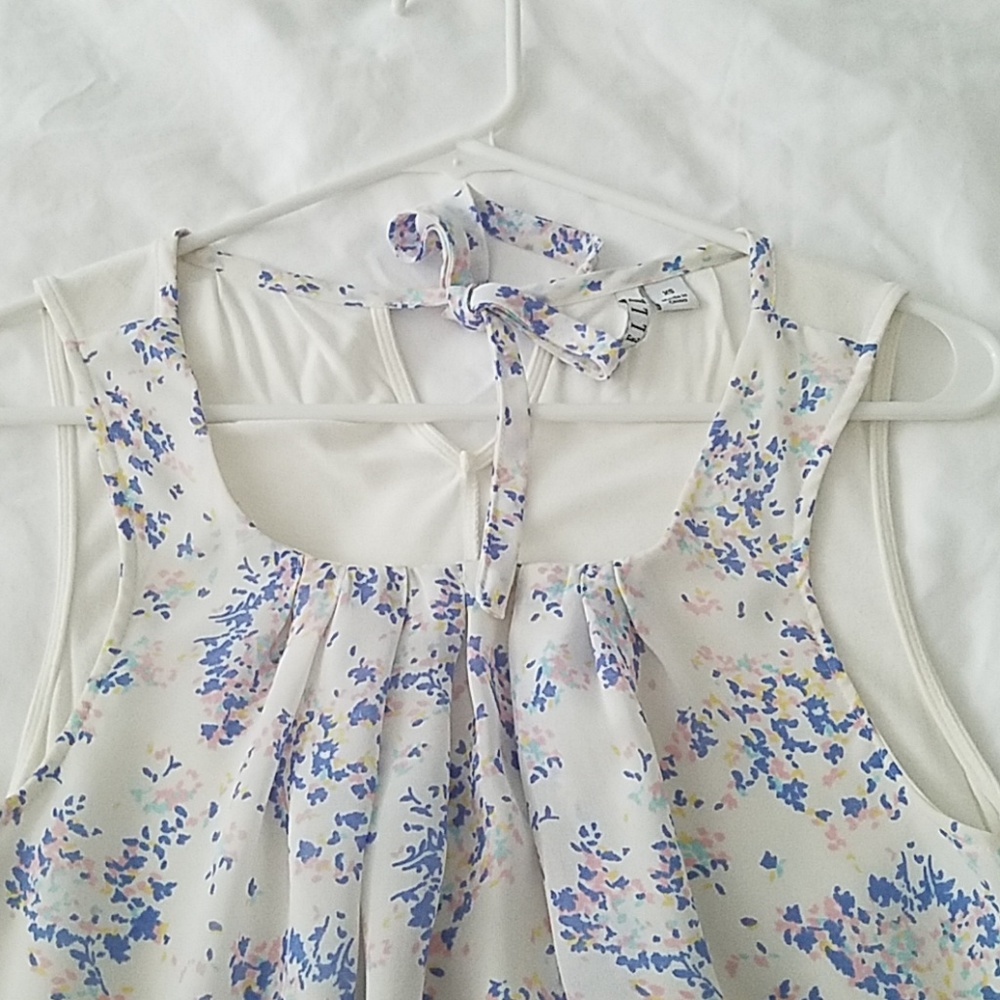 White patterned blouse